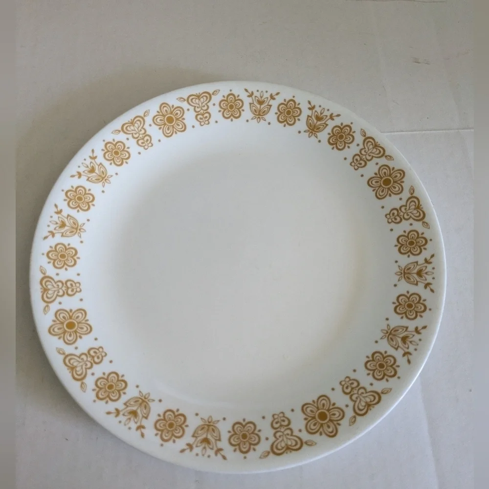 Corelle butterfly gold Dinner plate.